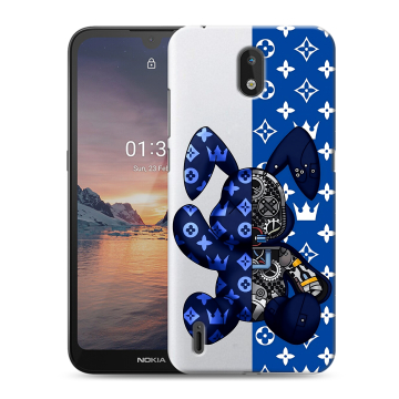 Силиконовый чехол на Nokia 1.3 с принтом Луи робот Силиконовый чехол на Nokia 1.3 с принтом Луи робот