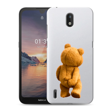 Силиконовый чехол на Nokia 1.3 с принтом Медведь Силиконовый чехол на Nokia 1.3 с принтом Медведь