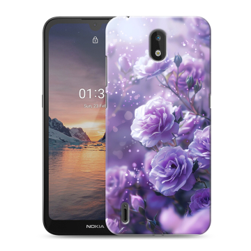 Силиконовый чехол на Nokia 1.3 с принтом Розы цветы