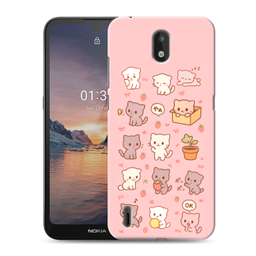 Силиконовый чехол на Nokia 1.3 с принтом Hello Kitty Хелоу Кити