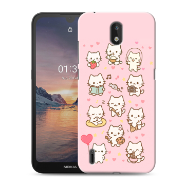 Силиконовый чехол на Nokia 1.3 с принтом Hello Kitty Хелоу Кити Силиконовый чехол на Nokia 1.3 с принтом Hello Kitty Хелоу Кити