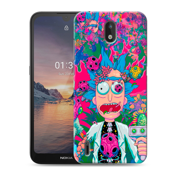 Силиконовый чехол на Nokia 1.3 с принтом Рик и Морти Rick Morty Силиконовый чехол на Nokia 1.3 с принтом Рик и Морти Rick Morty