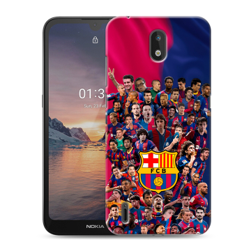 Силиконовый чехол на Nokia 1.3 с принтом Барселона Barcelona Силиконовый чехол на Nokia 1.3 с принтом Барселона Barcelona
