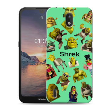 Силиконовый чехол на Nokia 1.3 с принтом Шрек Shrek