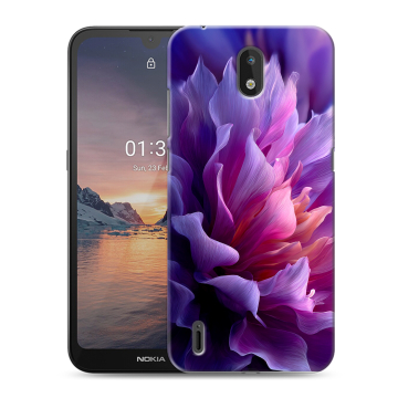 Силиконовый чехол на Nokia 1.3 с принтом женский цветы Силиконовый чехол на Nokia 1.3 с принтом женский цветы
