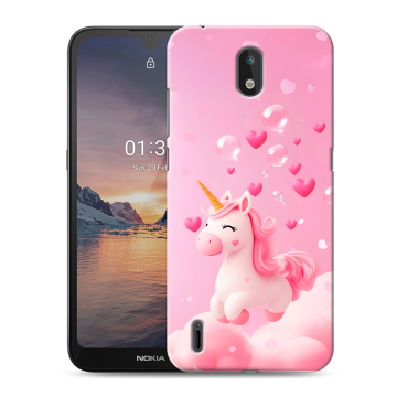 Силиконовый чехол на Nokia 1.3 с принтом Единорог Силиконовый чехол на Nokia 1.3 с принтом Единорог