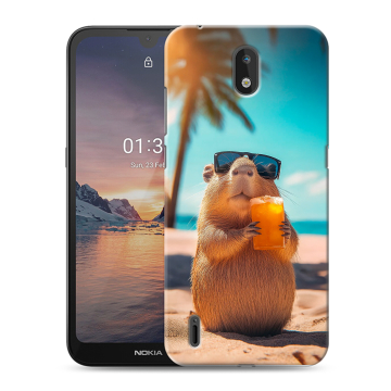 Силиконовый чехол на Nokia 1.3 с принтом Капибара Силиконовый чехол на Nokia 1.3 с принтом Капибара