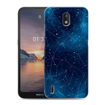 Силиконовый чехол на Nokia 1.3 с принтом Космос звезды