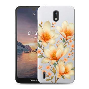 Силиконовый чехол на Nokia 1.3 с принтом Цветы Силиконовый чехол на Nokia 1.3 с принтом Цветы