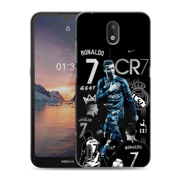 Силиконовый чехол на Nokia 1.3 с принтом Реал Роналдо Силиконовый чехол на Nokia 1.3 с принтом Реал Роналдо