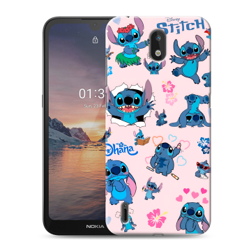 Силиконовый чехол на Nokia 1.3 с принтом Лило и Стич Силиконовый чехол на Nokia 1.3 с принтом Лило и Стич