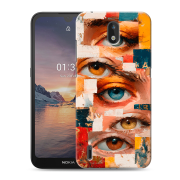 Силиконовый чехол на Nokia 1.3 с принтом Модный принт
