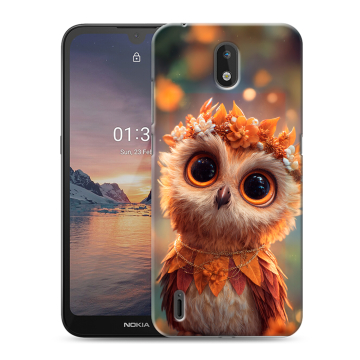 Силиконовый чехол на Nokia 1.3 с принтом Милая сова