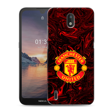 Силиконовый чехол на Nokia 1.3 с принтом Manchester United