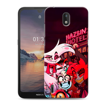 Силиконовый чехол на Nokia 1.3 с принтом Hazbin Hotel Отель Хазбин Силиконовый чехол на Nokia 1.3 с принтом Hazbin Hotel Отель Хазбин