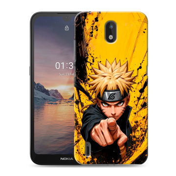 Силиконовый чехол на Nokia 1.3 с принтом Naruto Наруто Силиконовый чехол на Nokia 1.3 с принтом Naruto Наруто