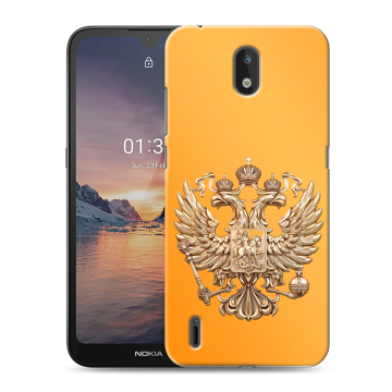 Силиконовый чехол на Nokia 1.3 с принтом Герб Флаг России