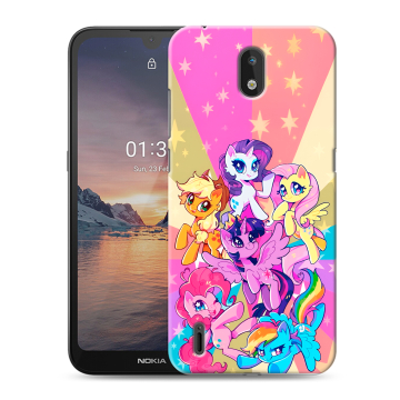 Силиконовый чехол на Nokia 1.3 с принтом My little pony Дружба чудо Силиконовый чехол на Nokia 1.3 с принтом My little pony Дружба чудо