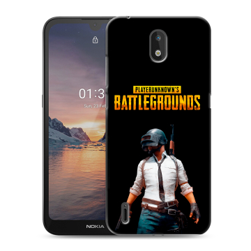 Силиконовый чехол на Nokia 1.3 с принтом PUGB ПАГБ Силиконовый чехол на Nokia 1.3 с принтом PUGB ПАГБ