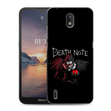 Силиконовый чехол на Nokia 1.3 с принтом Death note Тетрадь смерти