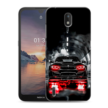 Силиконовый чехол на Nokia 1.3 с принтом BMW БМВ