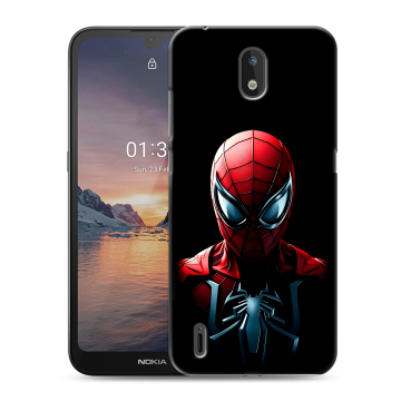 Силиконовый чехол на Nokia 1.3 с принтом Spiderman Человек паук Силиконовый чехол на Nokia 1.3 с принтом Spiderman Человек паук