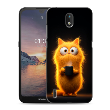 Силиконовый чехол на Nokia 1.3 с принтом Смешной кот Силиконовый чехол на Nokia 1.3 с принтом Смешной кот