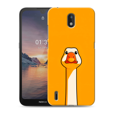 Силиконовый чехол на Nokia 1.3 с принтом Смешная утка