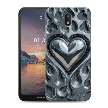 Силиконовый чехол на Nokia 1.3 с принтом Y2K Силиконовый чехол на Nokia 1.3 с принтом Y2K