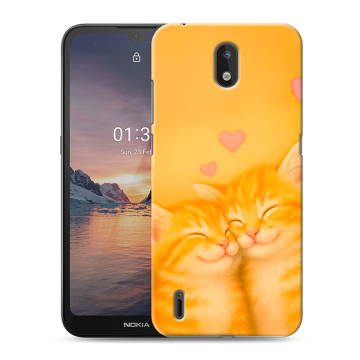 Силиконовый чехол на Nokia 1.3 с принтом Милые котята Силиконовый чехол на Nokia 1.3 с принтом Милые котята