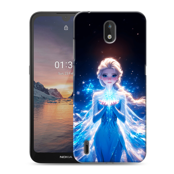 Силиконовый чехол на Nokia 1.3 с принтом Холодное сердце Frozen Силиконовый чехол на Nokia 1.3 с принтом Холодное сердце Frozen