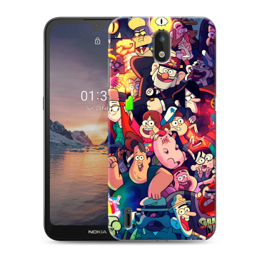 Силиконовый чехол на Nokia 1.3 с принтом Gravity Falls Гравити Фолз Силиконовый чехол на Nokia 1.3 с принтом Gravity Falls Гравити Фолз