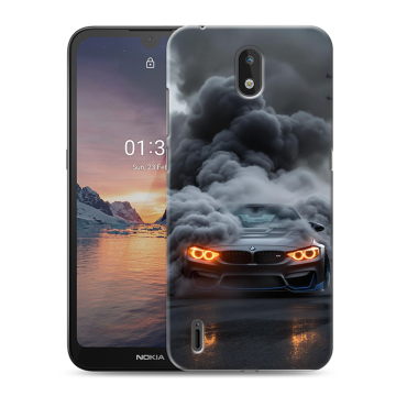 Силиконовый чехол на Nokia 1.3 с принтом BMW БМВ