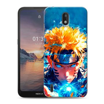 Силиконовый чехол на Nokia 1.3 с принтом Аниме Наруто Naruto