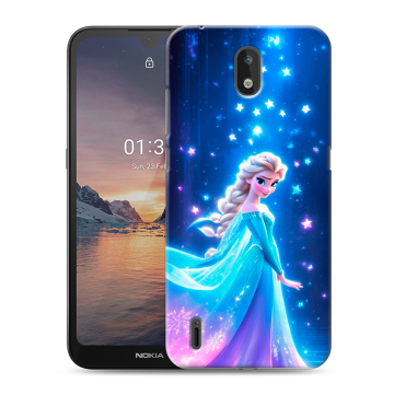 Силиконовый чехол на Nokia 1.3 с принтом Холодное сердце Frozen Силиконовый чехол на Nokia 1.3 с принтом Холодное сердце Frozen