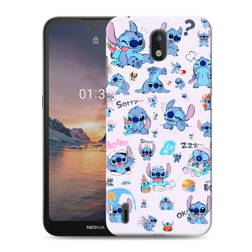 Силиконовый чехол на Nokia 1.3 с принтом Лило и Стич Силиконовый чехол на Nokia 1.3 с принтом Лило и Стич