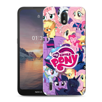 Силиконовый чехол на Nokia 1.3 с принтом My little pony Дружба чудо