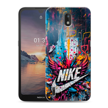 Силиконовый чехол на Nokia 1.3 с принтом Nike Найк