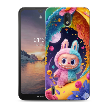 Силиконовый чехол на Nokia 1.3 с принтом Labubu Лабубу