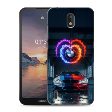 Силиконовый чехол на Nokia 1.3 с принтом BMW БМВ Силиконовый чехол на Nokia 1.3 с принтом BMW БМВ
