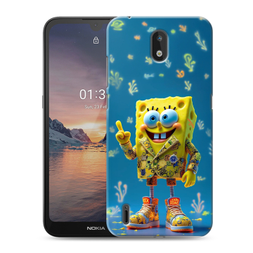 Силиконовый чехол на Nokia 1.3 с принтом Спанч боб Спанчбоб Силиконовый чехол на Nokia 1.3 с принтом Спанч боб Спанчбоб