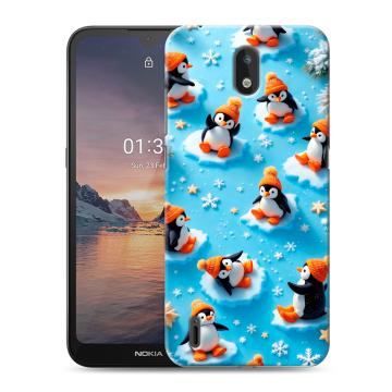 Силиконовый чехол на Nokia 1.3 с принтом Новый год
