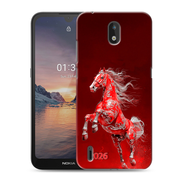 Силиконовый чехол на Nokia 1.3 с принтом Новый год