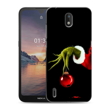 Силиконовый чехол на Nokia 1.3 с принтом Новый год Гринч
