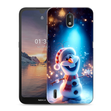Силиконовый чехол на Nokia 1.3 с принтом Новый год Силиконовый чехол на Nokia 1.3 с принтом Новый год