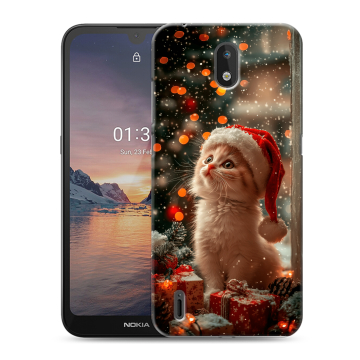 Силиконовый чехол на Nokia 1.3 с принтом Новый год