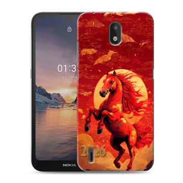 Силиконовый чехол на Nokia 1.3 с принтом Новый год Силиконовый чехол на Nokia 1.3 с принтом Новый год