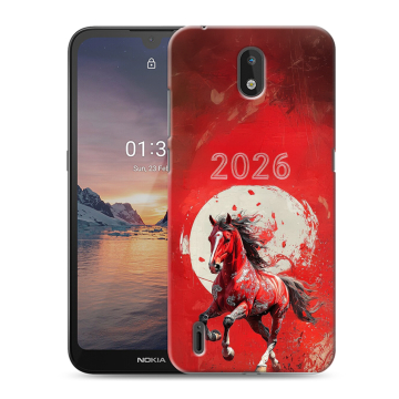 Силиконовый чехол на Nokia 1.3 с принтом Новый год Силиконовый чехол на Nokia 1.3 с принтом Новый год