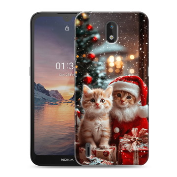 Силиконовый чехол на Nokia 1.3 с принтом Новый год Силиконовый чехол на Nokia 1.3 с принтом Новый год