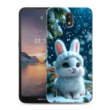 Силиконовый чехол на Nokia 1.3 с принтом Новый год